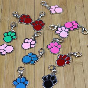 ステンレス鋼鑑札の足跡のタグ