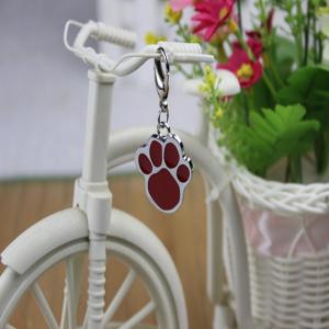 ステンレス鋼鑑札の足跡のタグ