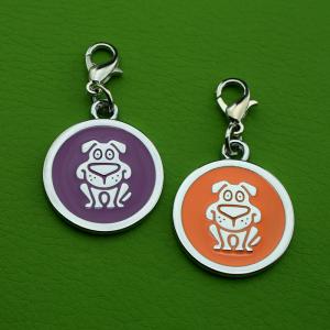 犬または猫のための工場の金属亜鉛合金の手タグqrコードのペットタグ