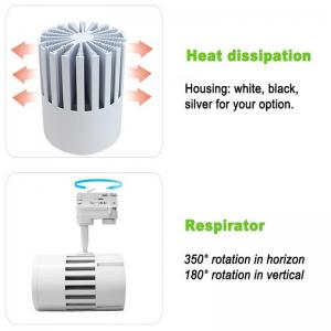 2 3 4線アダプタ20 w 50 w 30 w磁気スポットcob ledの光の軌跡