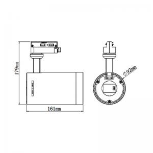 30W LEDトラックライトスポットライト