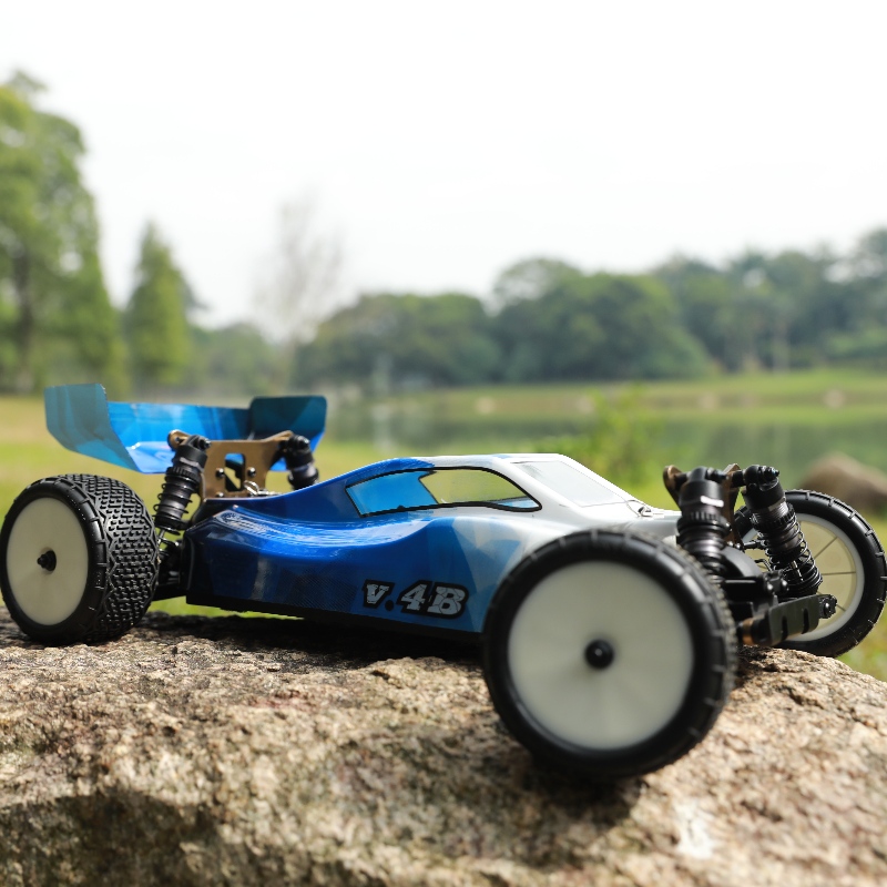 Vkarracing 1/10電動4WDバギーブラシレスオフロードRCカー（金属シャーシのおもちゃ車付）