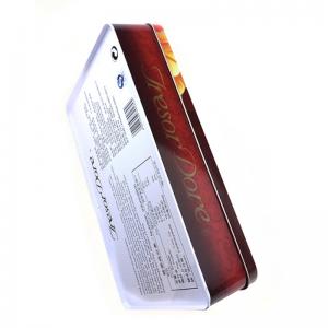 クッキー、ビスケット、お菓子用のカスタム印刷長方形のスズボックス