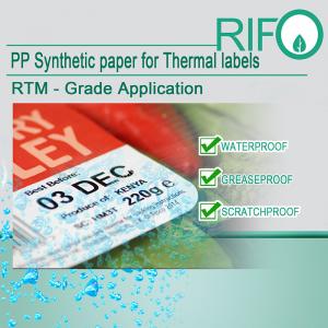 プライベート熱転写ロールコーティングされたブランクバーコード自己粘着ラベル