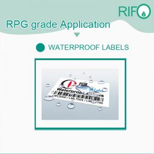 ラベルステッカータグ用の表面コーティングされた従来の印刷可能な合成紙