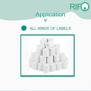 ラベルステッカータグ用の表面コーティングされた従来の印刷可能な合成紙