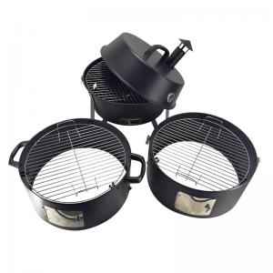 煙突と卸売り製品バレル炭スモーカーグリル