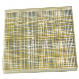 中国工場のインテリア装飾積層壁ファブリックガラスの隔壁