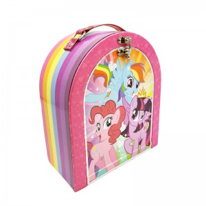 リキッド段ボールペーパーランチボックスカスタムデザイン印刷された甘いギフトボックスキッズ