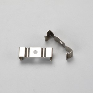 LEDカバーのエンドキャップとマウントクリップのLEDアルミプロファイル