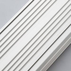 PCディフューザーフラット形状LED付アルミニウムプロファイル