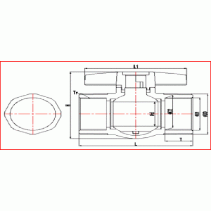 三方ボールバルブ