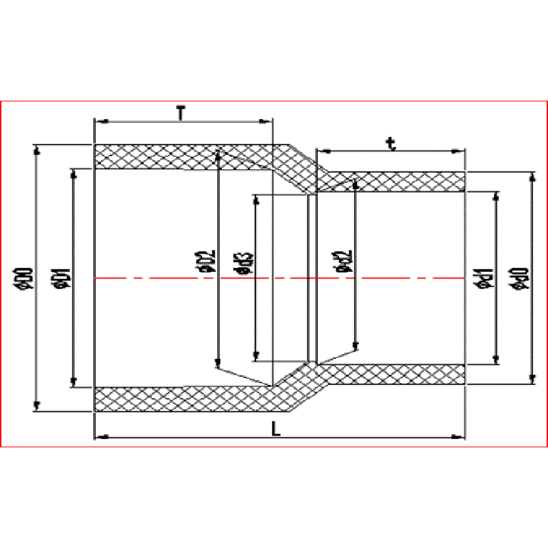 UPVC REDUCER