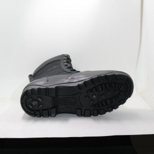 男性のためのブラックミリタリー戦闘武装ブーツ