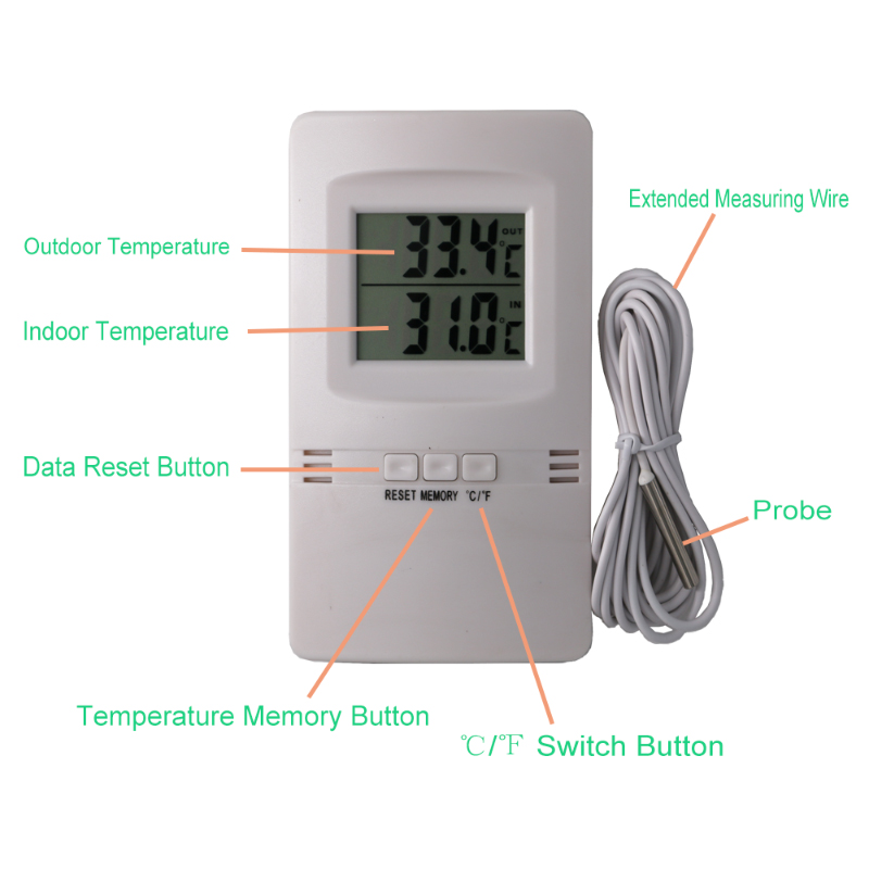 ホット販売温度グレードテスト室内屋外温度計