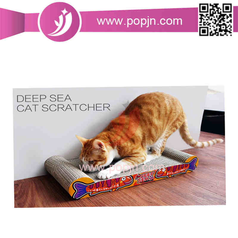 ファッショナブルな魅力的な段ボール紙猫のScratcher