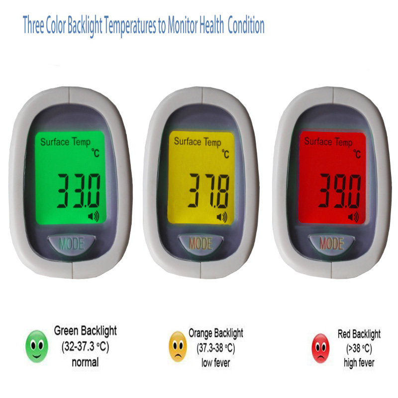 幼児の体温のための健康な液晶赤外線デジタル温度計