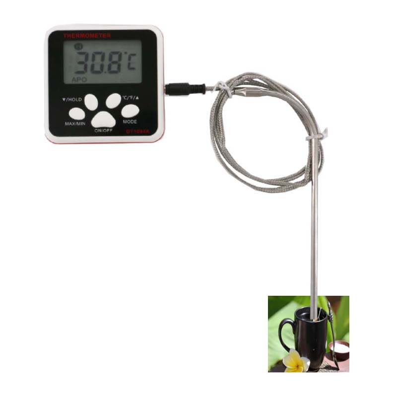 正確な高性能デジタル肉バーベキューグリル温度計（プローブ付）