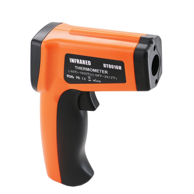 レーザー温度銃接触赤外線温度計Pyrometer -50〜1600輻射率調節可能