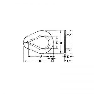 エクストラヘビーデューティーG-414亜鉛メッキシンブル