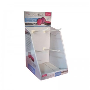 ポイントオブセールカスタムカードボードカウンタートップフックディスプレイスタンド