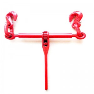 安全フック付きG80ドロップ鍛造型欧州ラチェットタイプロードバインダー