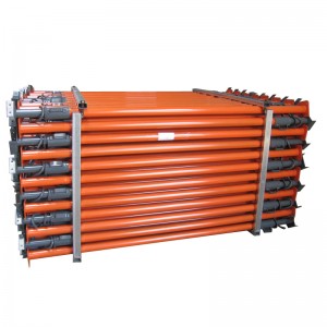 パウダーコーティングされた足場アジャスタブルスチールプロップ