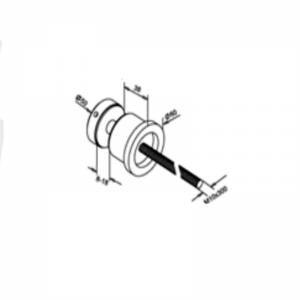 50MM ODガラス壁強化ホルダー