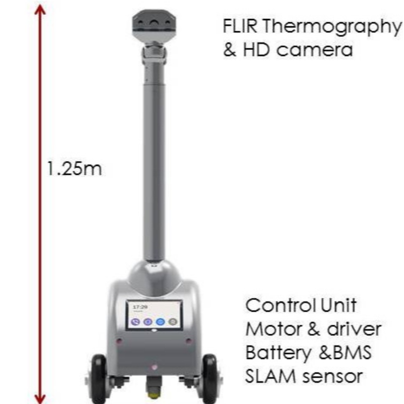 リモートコントロール工場パトロールロボット