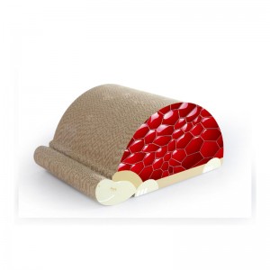 ファッションデザインエコフレンドリーな段ボールの猫のスクラッチ猫のおもちゃ