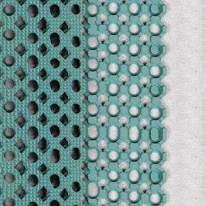 耐水性ゴムマット付き排水口レストラン用ホール