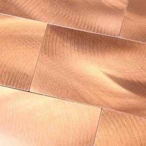 地下鉄金属モザイク剥離とキッチンのバックスラッシュのためのスティックタイルステッカー