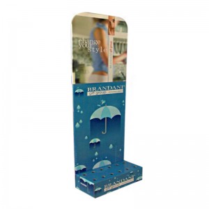 YJディスプレイセルアクセサリーの卸売カスタム段ボールトップディスプレイラック