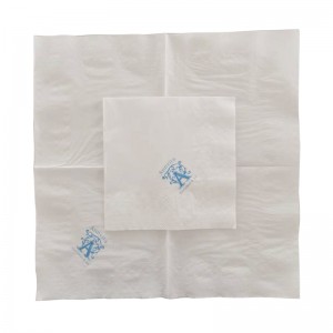 パーティー装飾のための印刷された紙ナプキンデトページテーブルナプキンカクテルナプキン