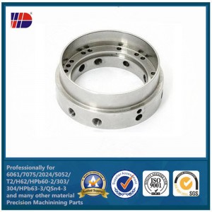 高精度のステンレス鋼の中央機械類の旋盤の部品