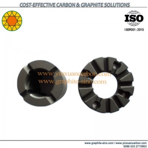グラファイトベアリングとグラファイト潤滑ロッド/ブロック