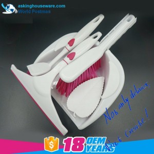 Akbrandダストパンブラシほうき窓スキージ皿ブラシスクラブブラシ4in1クリーニングツールセット