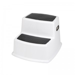 スリップ防止グリップ付き浴室幼児子供スクワットトイレ2ステップスツール