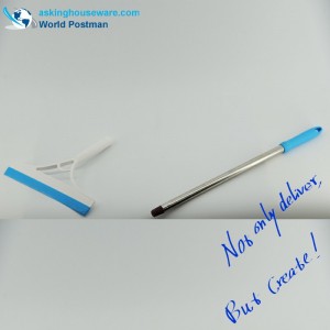 ステンレス鋼管が付いているAkbrand 66cmの長いハンドルの窓のスキージ