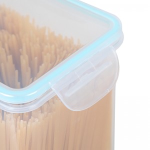 気密蓋付き透明2.6 Lプラスチック食品収納容器