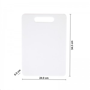 BPAフリー食器洗い機安全で耐久性のある白い滑り止めプラスチックキッチンまな板