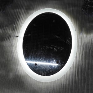 EUおよびアメリカの高級照明付きLEDライトバックライト付きバスルームミラー-ENE-AL-117