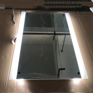 EUおよびアメリカの高級LED照明付きバックライト付きバスルームミラー-ENE-AL-105