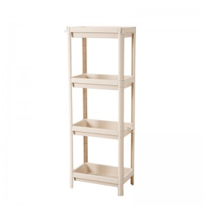 高品質4層多機能キッチンプラスチック収納棚ラック