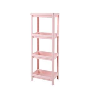 高品質4層多機能キッチンプラスチック収納棚ラック