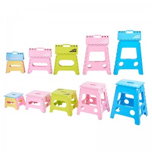 浴室、台所およびピクニックのための軽量のプラスチック折るステップスツール