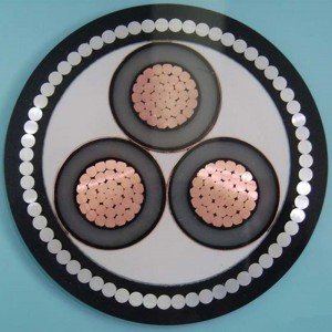 1-35KV Xlpe電源ケーブル金属シールドSWA / STA MV中電圧ケーブル