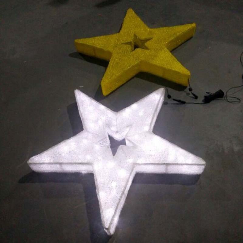 LEDスタークリスマスデコレーションウォームホワイトLEDライトスター