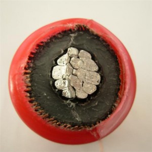 金属の装甲が付いている15KV 8.7 / 15KV Xlpeの銅の中心MVの送電線