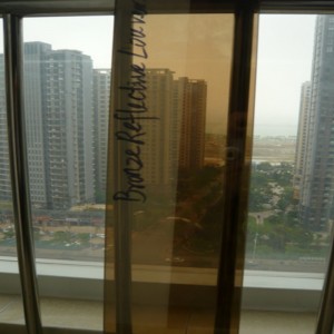 反射コーティングガラス